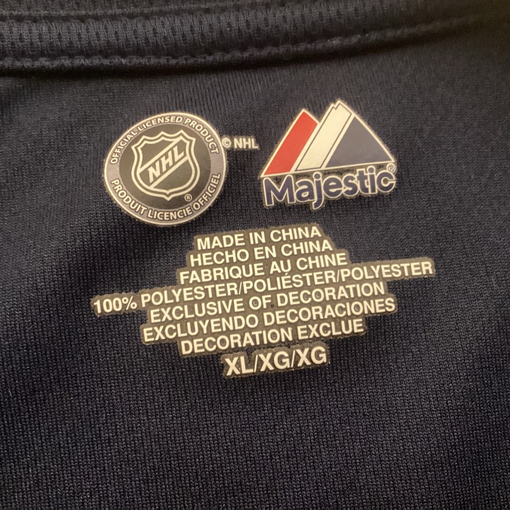 Buffalo Sabers Hockey NHL Majestic men’s short sleeve shirt size XL. - Picture 6 of 8